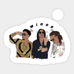 Migos rab Sticker